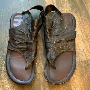 Mia size 11 black sandals.